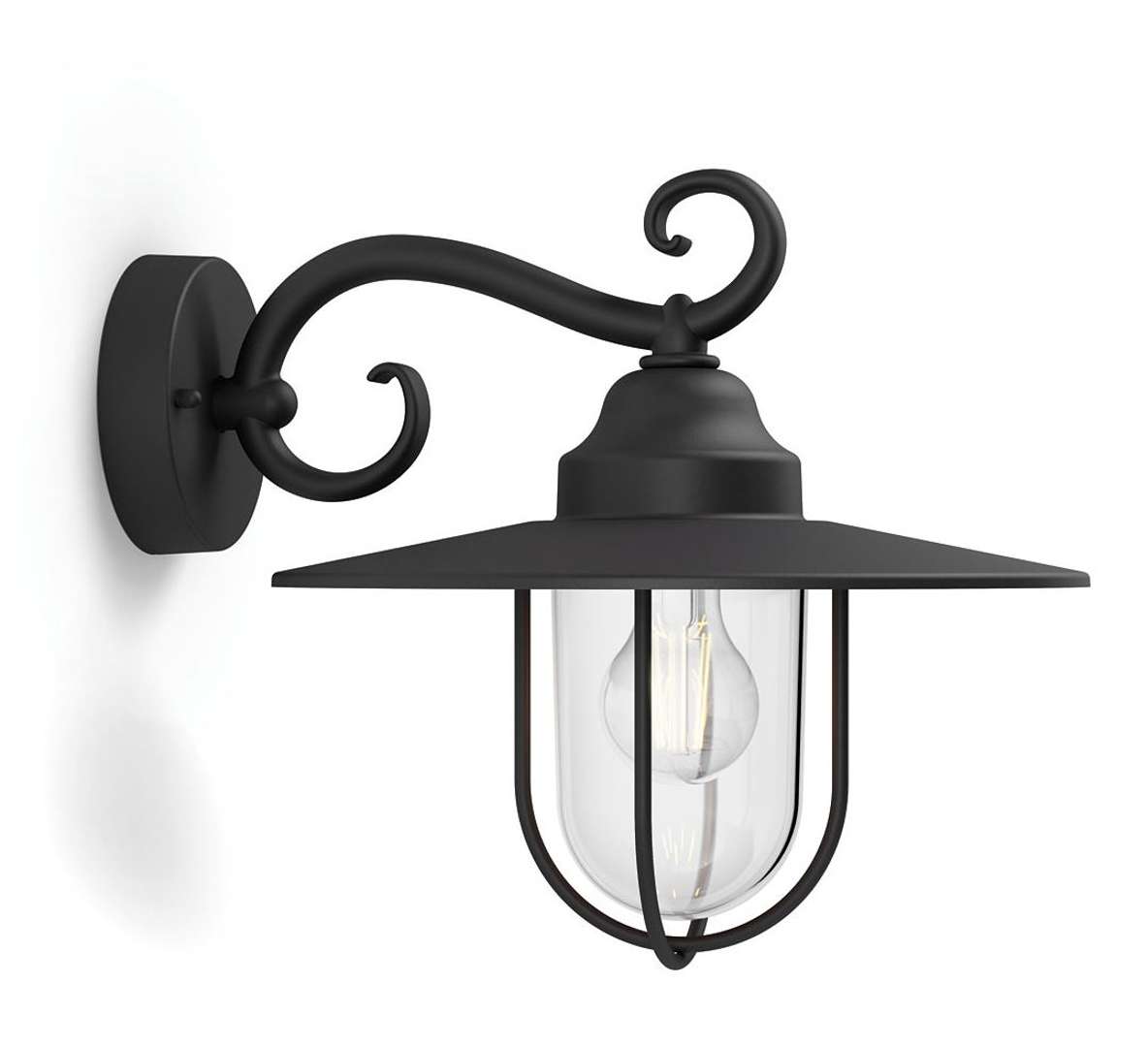 Philips Pasture wall lantern black 1x60W 230V - Bild 5