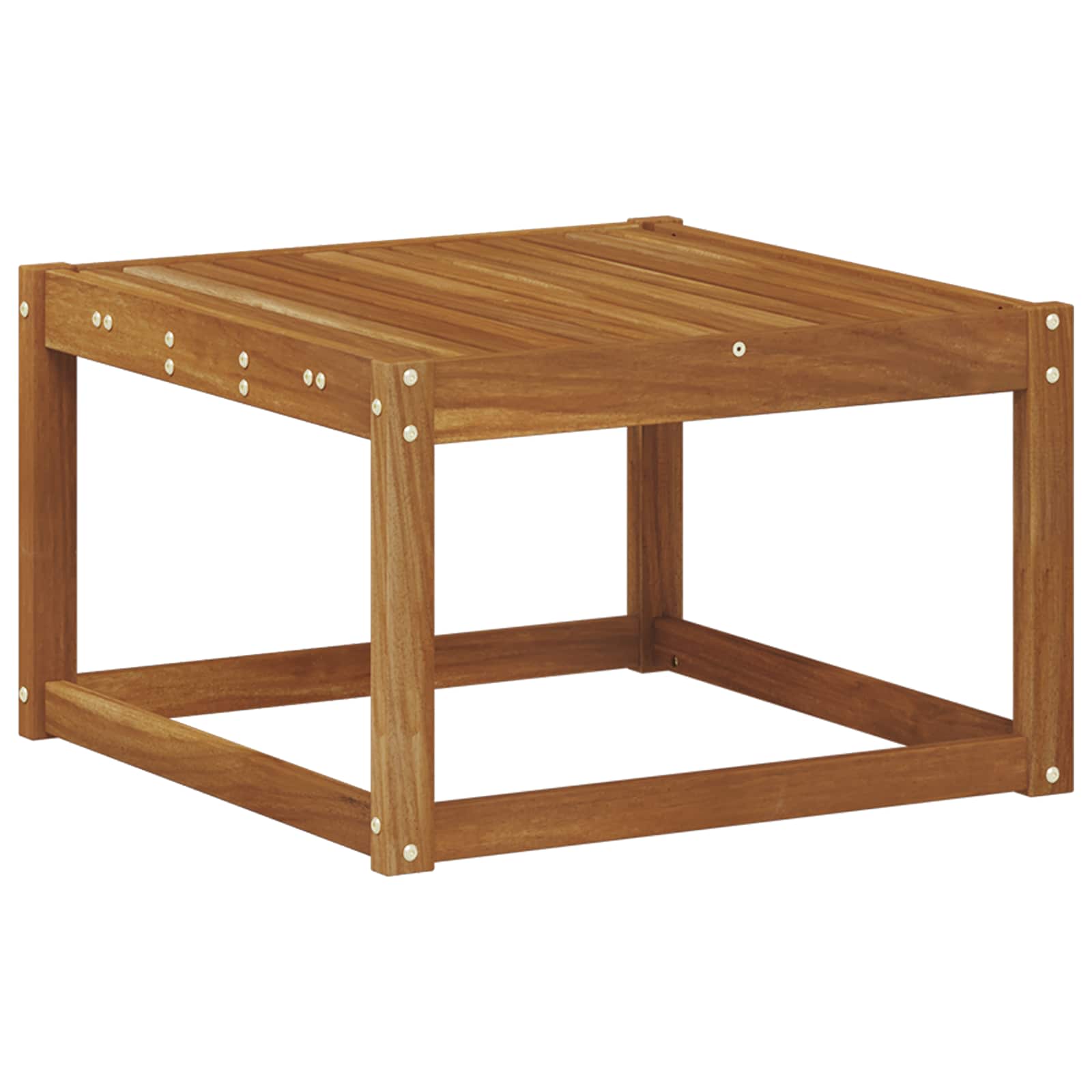 Vidaxl Table De Jardin Bois D'Acacia Massif Naturel 59 X 59 X 37 Cm