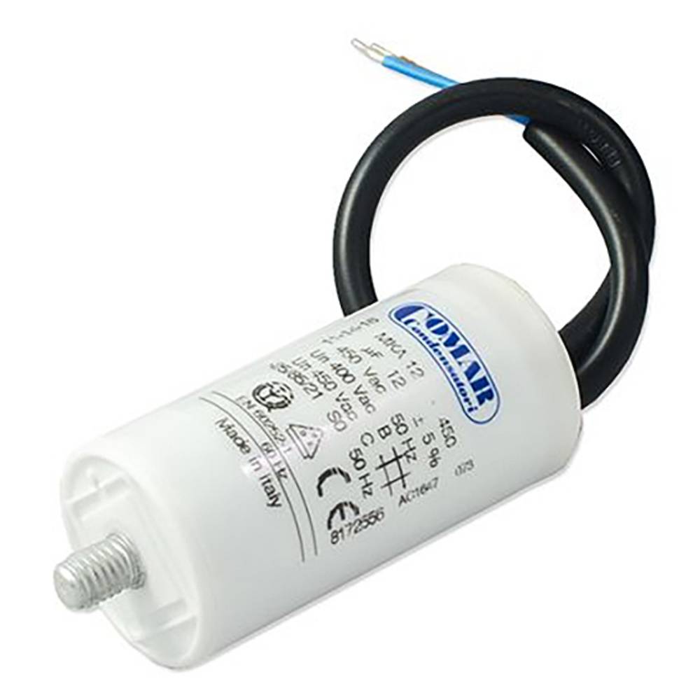 Comar 600028 1 Pz. Condensatore Di Funzionamento Del Motore 3 Μf 450 V/ac 5 % (ø) 25 Mm