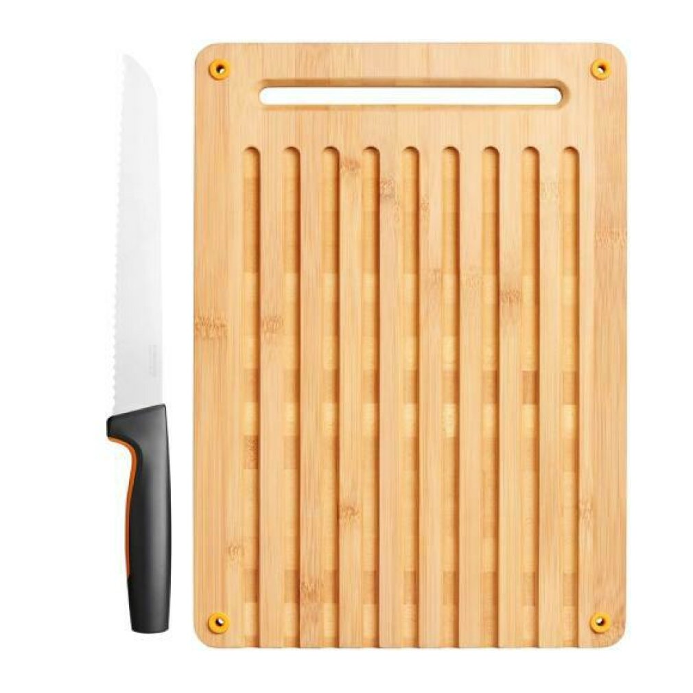 Fiskars Functional Form Schneidebrett Und Brotmesser Set, Schneidebrett - Bild 4