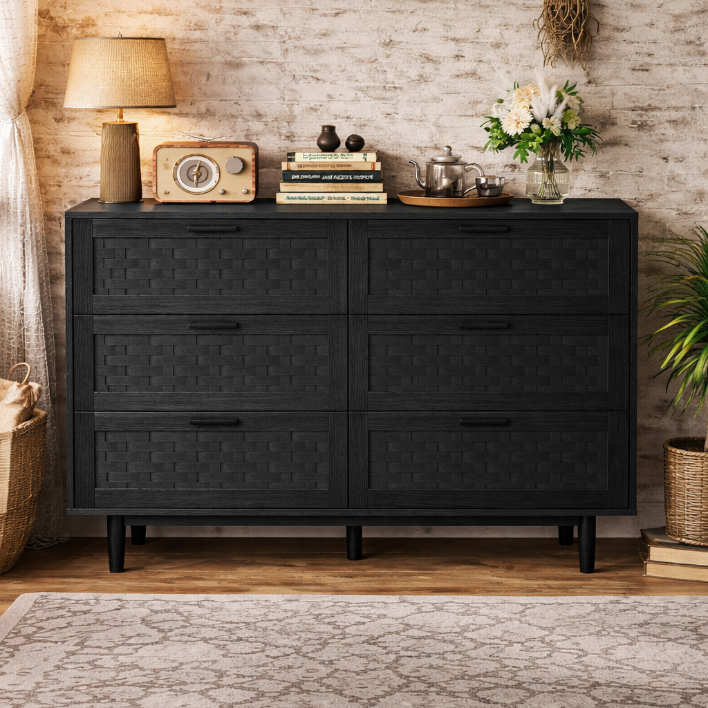 Commode 6 Tiroirs Chambre