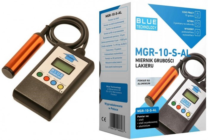 Für BLUE TECHNOLOGY 0XMGR-10-S-AL Paint coat thickness measuring device 0-1500 - Bild 5