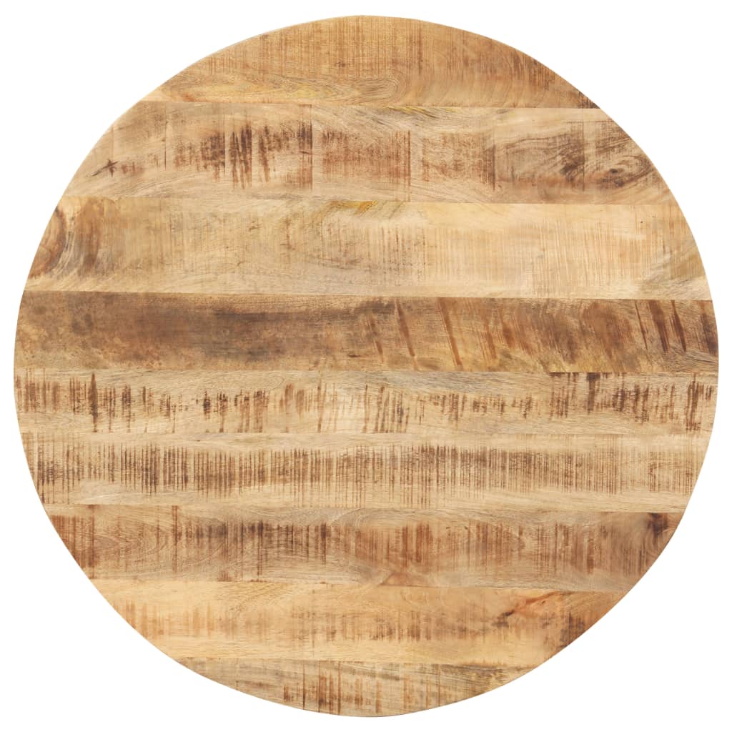 Vidaxl Tischplatte Massivholz Mango Rund 15-16 Mm 50 Cm 8719883793481