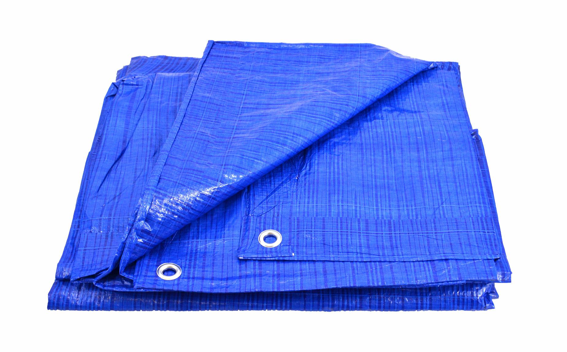 Awtools Blau Abdeckplane, Blue Tarpaulin 70G 3* 3M (3 X 3 M) - Bild 3