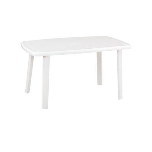 Idroweb – Table De Jardin En Polypropylène Blanc – Résistante Aux