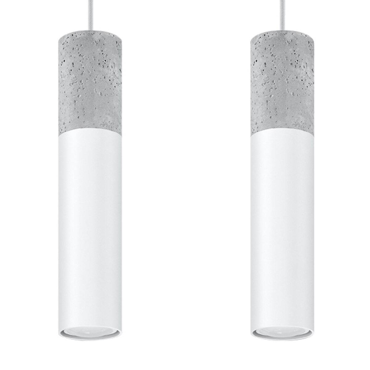 Famlights Grau/Weiss Pendelleuchte, Borgio (Gu10) - Bild 3