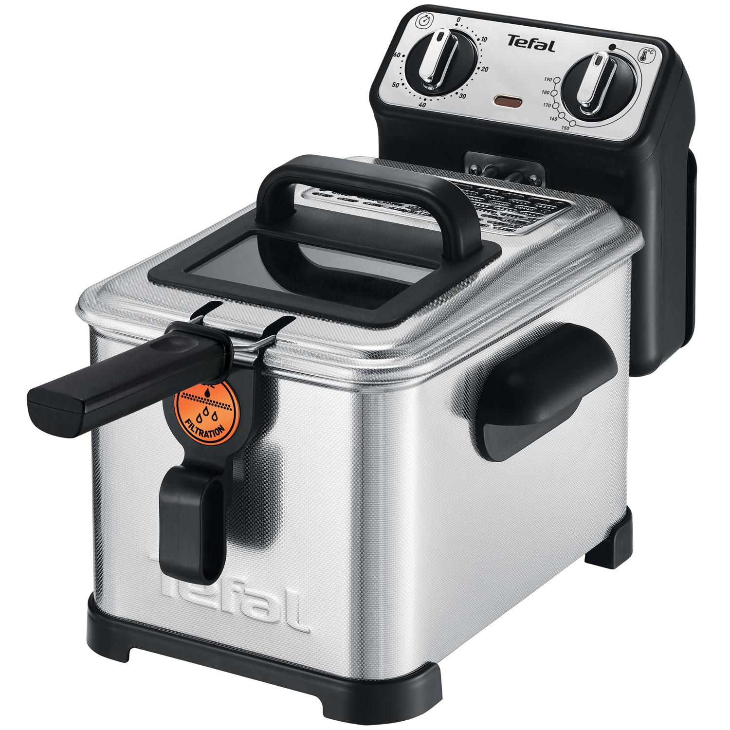 Tefal Silber Fr160 Kaltzonenfritteuse, Fritteuse, - Image 3