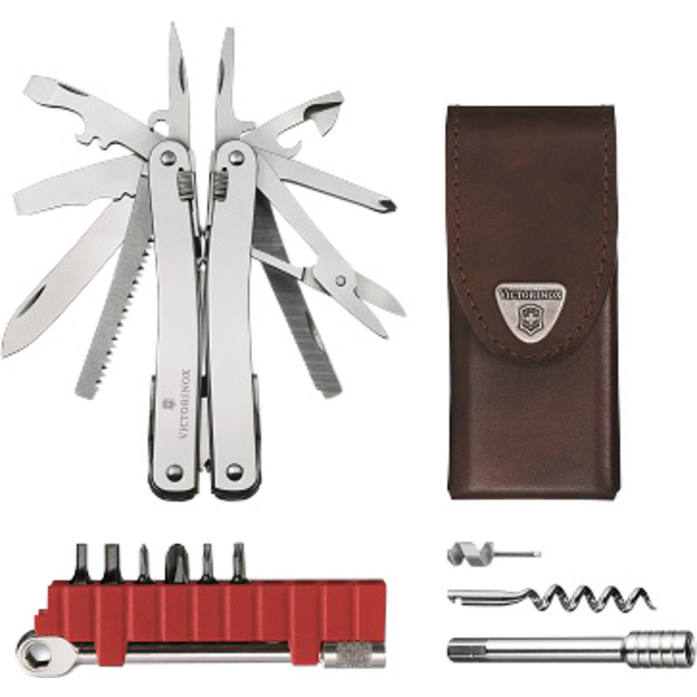 Victorinox - Swiss Tool Spirit x plus - Schlüssel Ratsche - Etui Leder - - Image 7