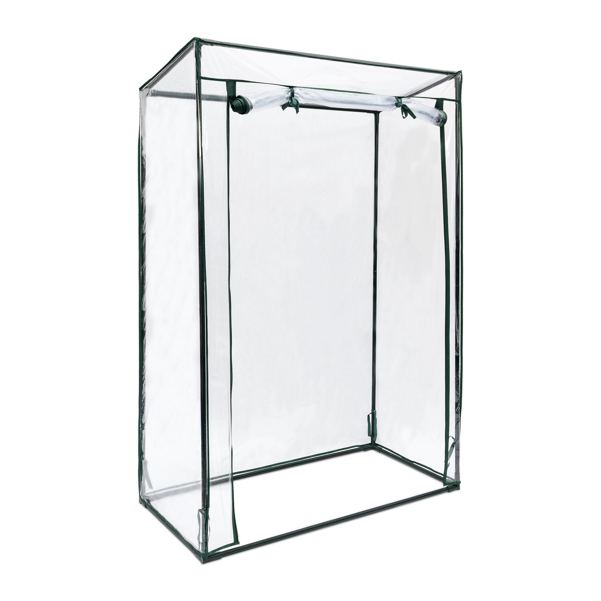 Serra Per Pomodori, Giardino, Balcone, Telo Orto Trasparente, Hlp 150x100x50 Cm, Acciaio & Pvc, Trasparente - Relaxdays