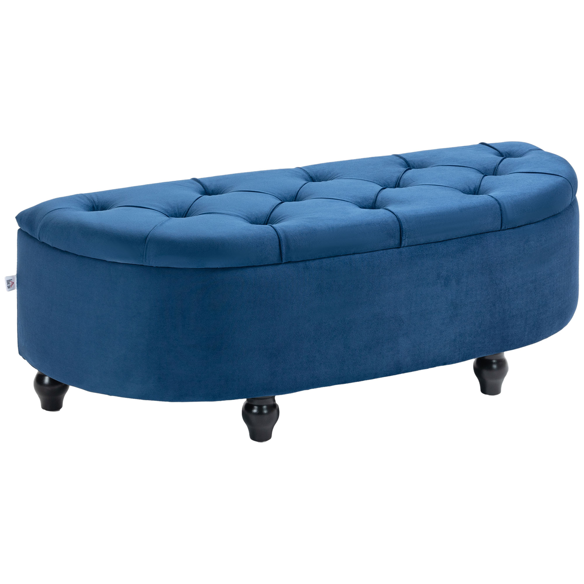 Pouf De Rangement Coffre 2 En 1 - Pouf Design Classique Chic Capitonné