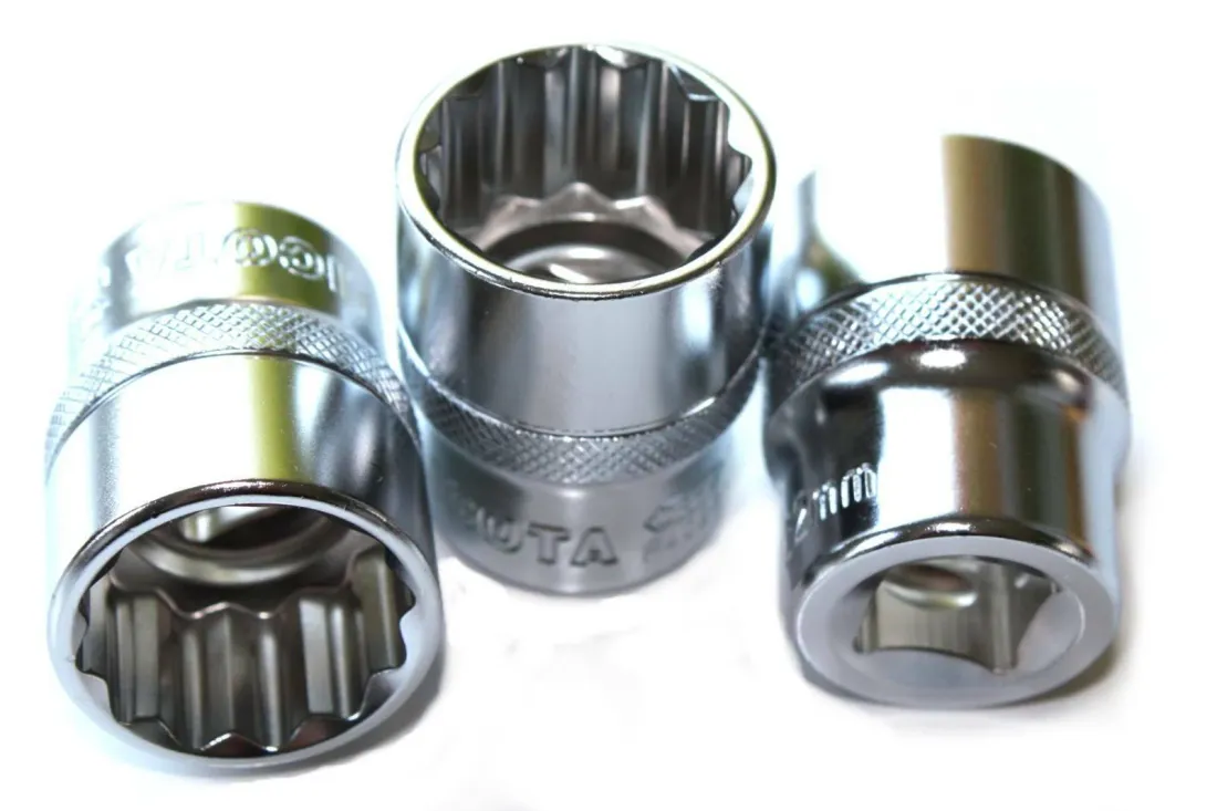 Boni-Shop® Stecknuss 1/2" Nuss Cr-v 12pt Sw 10 Industriequalität