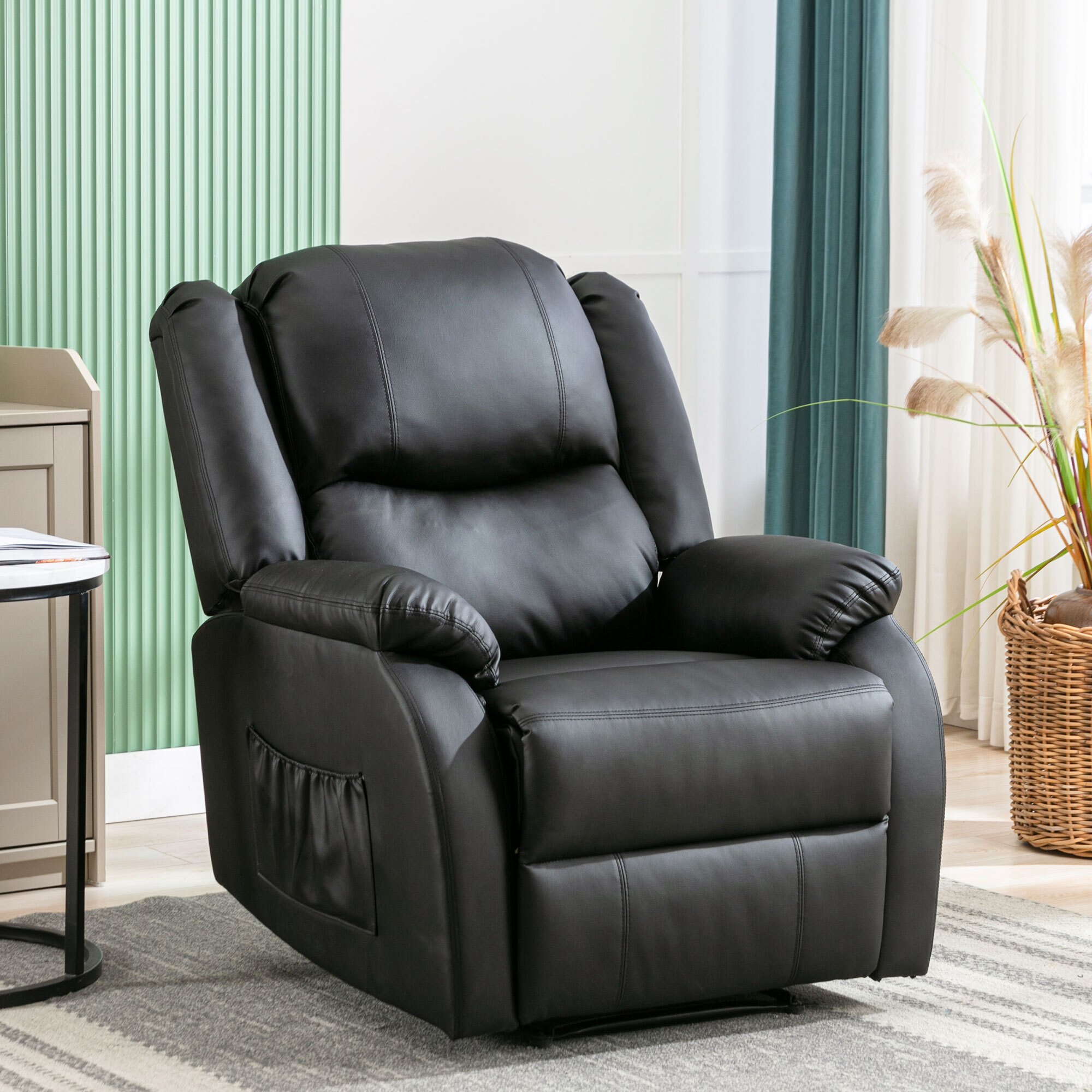 Fauteuils Relax Simple En Cuir Pu,fauteuil Tv Avec