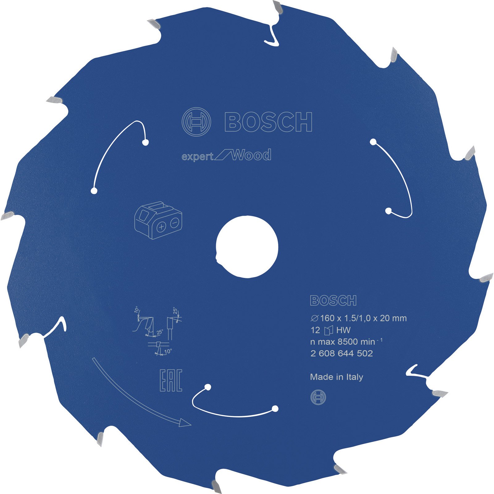 Lame de scie circulaire pour bois, Ø160 mm, 12 dents — photo de l’offre ManoMano