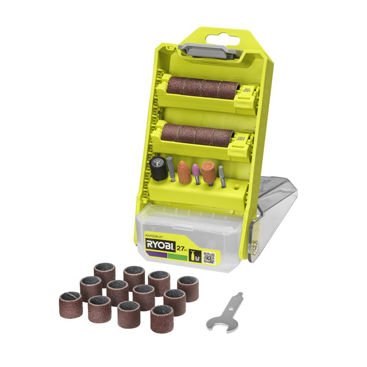Ryobi – Box Mit 27 Stück Schleifen/schleifen – Rarsgk-27