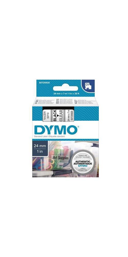 Dymo Schwarz Beschriftungsband, S0720920 Standardband (2.40 Cm, Transparent) - Image 7