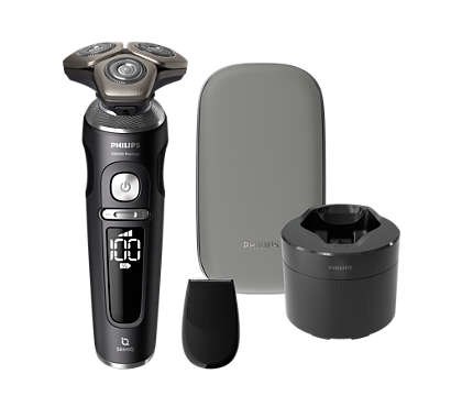Philips S9000 Prestige SP9840/32 Nass- und Trockenrasierer mit SkinIQ - Bild 3