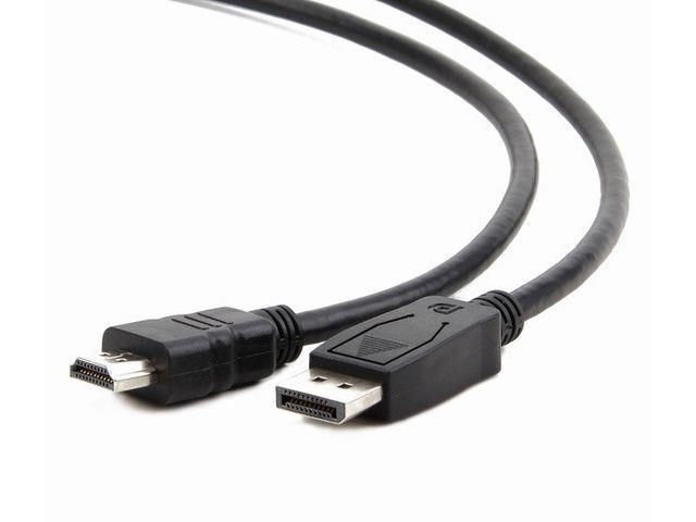 Gembird Schwarz Displayport Auf Hdmi 2.0 Kabel, Stecker/Stecker, 3 M, - Bild 4