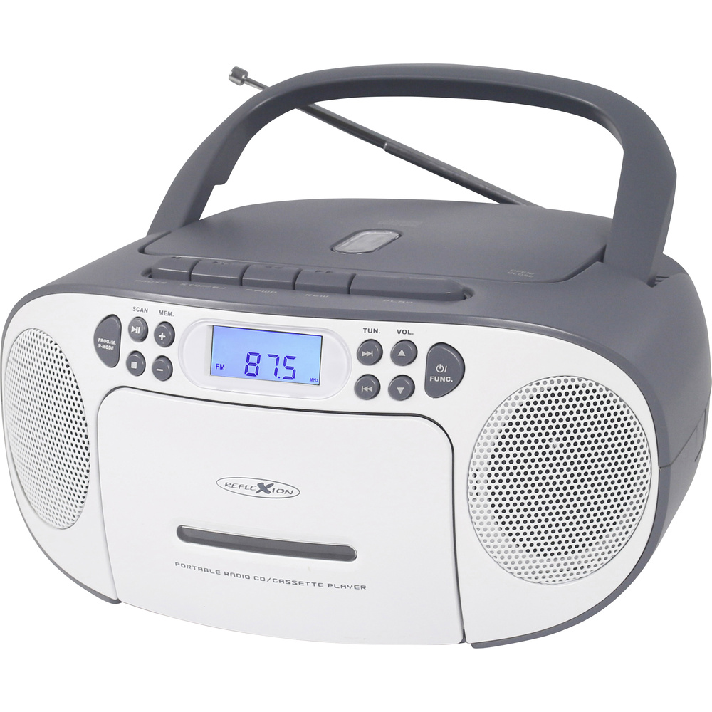 Reflexion Grau Rcr2260gr Cd-Radio Ukw Aux, Cd, Kassette -Weiß - Bild 3
