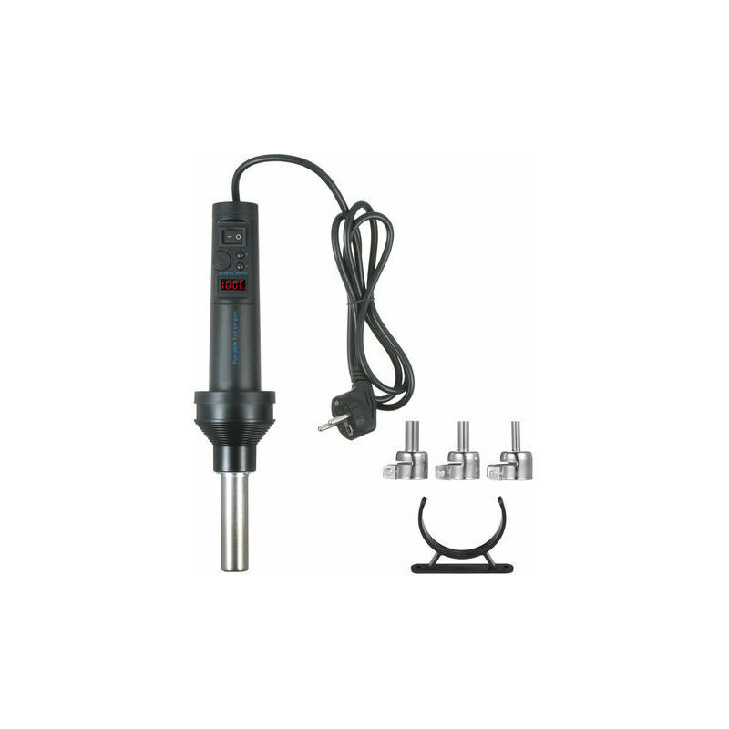 Pistola Ad Aria Calda Ulisem 420w, Mini Pistola Termica, Display Digitale, Temperatura E Flusso D'Aria Regolabili Per Fai Da Te, Termoretrazione, Asciugatura, Rimozione Di Vernice, Ecc.