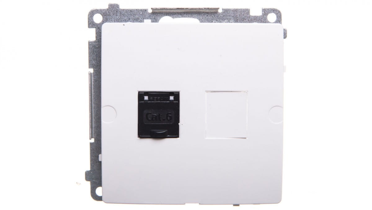 SIMON BASIC MODUL WEISSER COMPUTERANSCHLUSS 1X UAE 8 CAT.6 UTP - Bild 6
