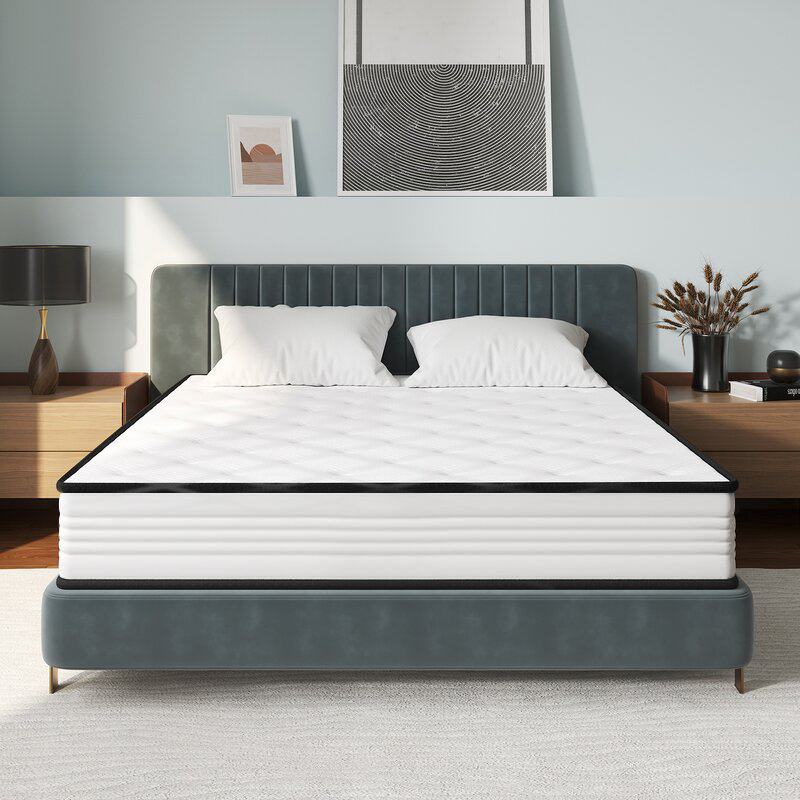 Matelas 140x190 16cm - Matelas En Mousse De Lit D'Adulte - Style