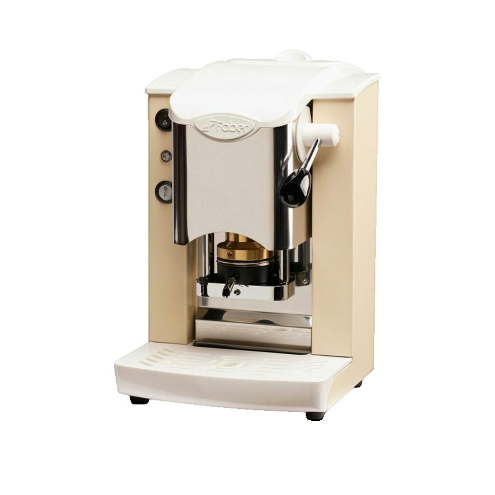 Joom Marketlink Europe Elfenbein Faber Slot Inox Kaffeemaschine Ese Pad /Silber - Bild 4