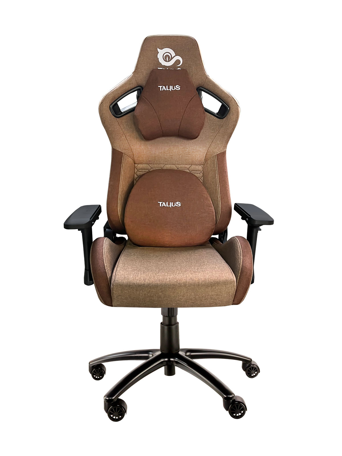 Braun Taliusraptor Gaming Stuhl Schwarz/ 4D, Frosch, Metallfußkreuz, Nylonrollen, Bis 170Kg - Bild 4