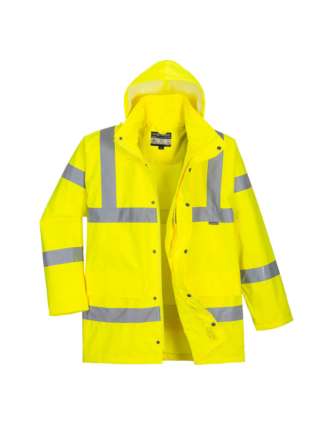 Portwest Hi-Vis Regen Verkehrsjacke Atmungsaktiv - Bild 3