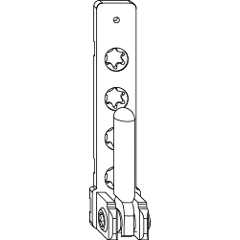 Maco Silber Ecklager Pvc Mit 3 Mm Positionszapfen - Bild 2
