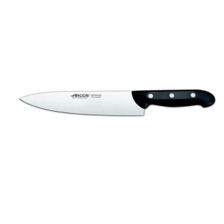 Arcos Schwarz Kochmesser Maitre 151000 Aus Nitrum-Edelstahl Und Mango Aus Polypropylen Mit 21,5 Cm Klinge In Blisterverpackung.