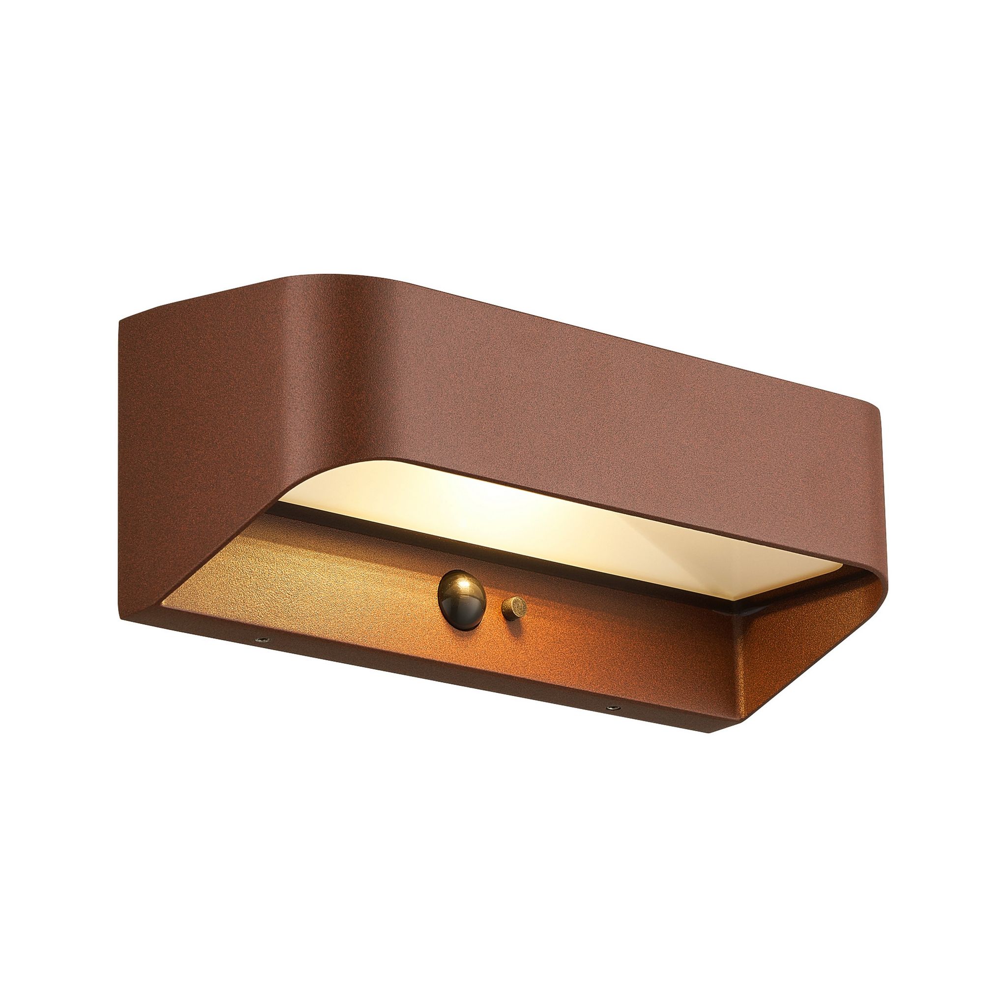 Applique Murale Marcellio Solar Aluminium Marron 