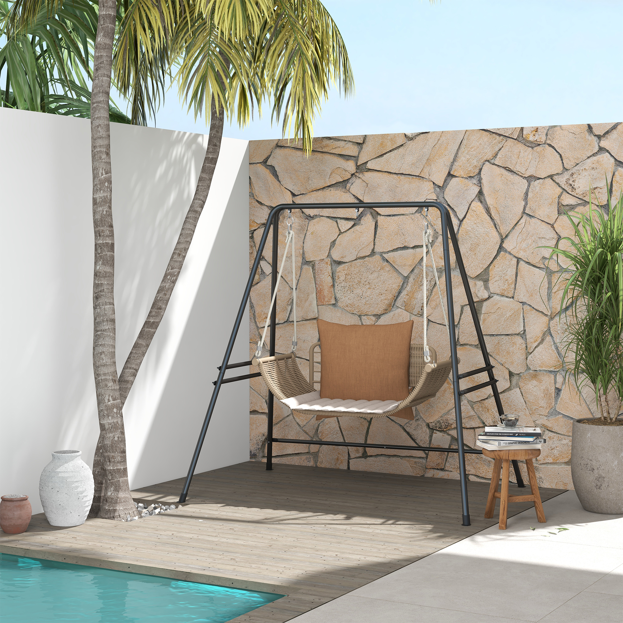 Support Pour Chaise Suspendue Support Pour Balançoire Avec Cadre En