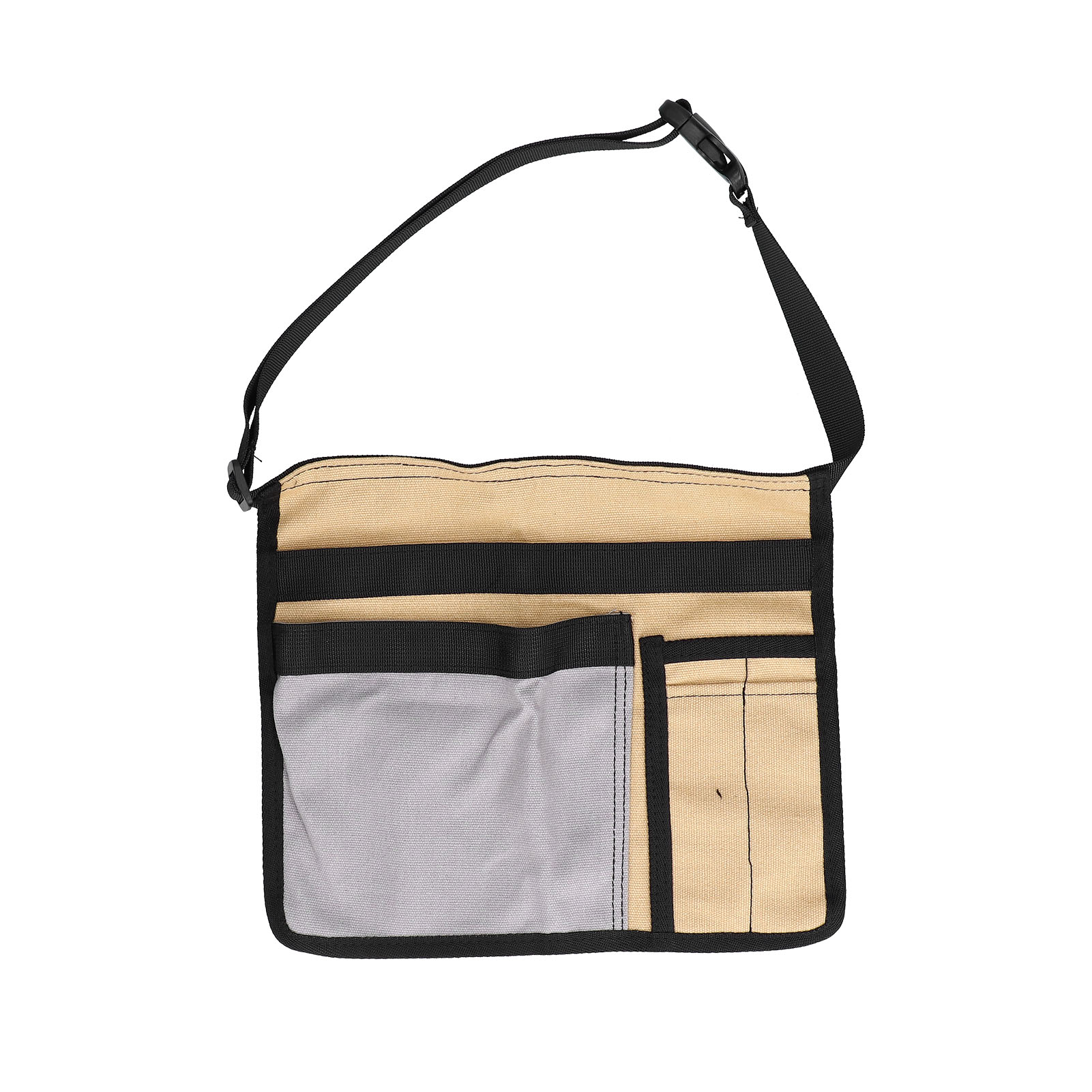 Sacoche banane porte-outils multipoches en tissu Oxford, taille max 110 cm, 126 g