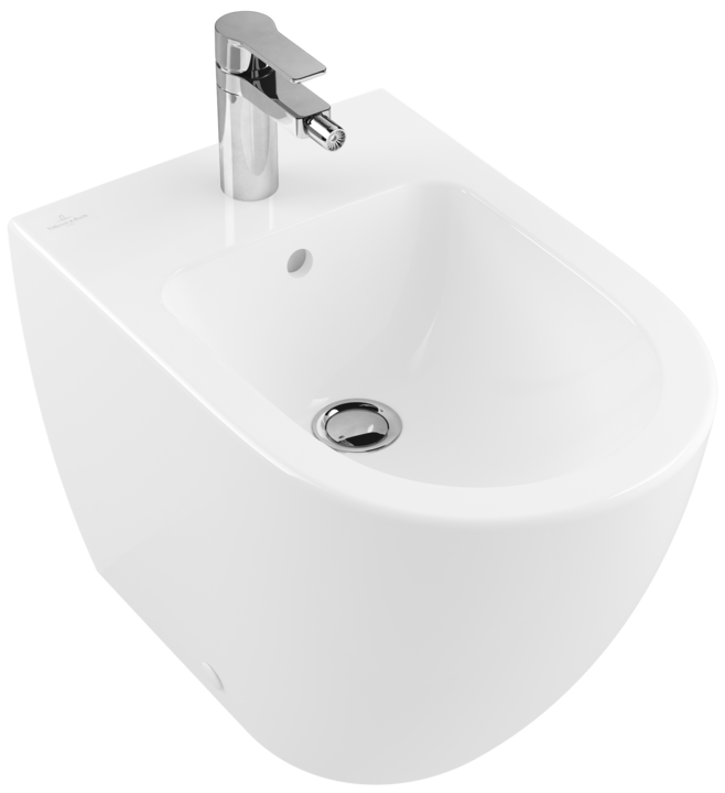 Villeroy & Boch Stand-Bidet Subway 2.0, 540410R1, B: 375, T: 560 mm, Weiß Alpin ceramicplus 540100R1