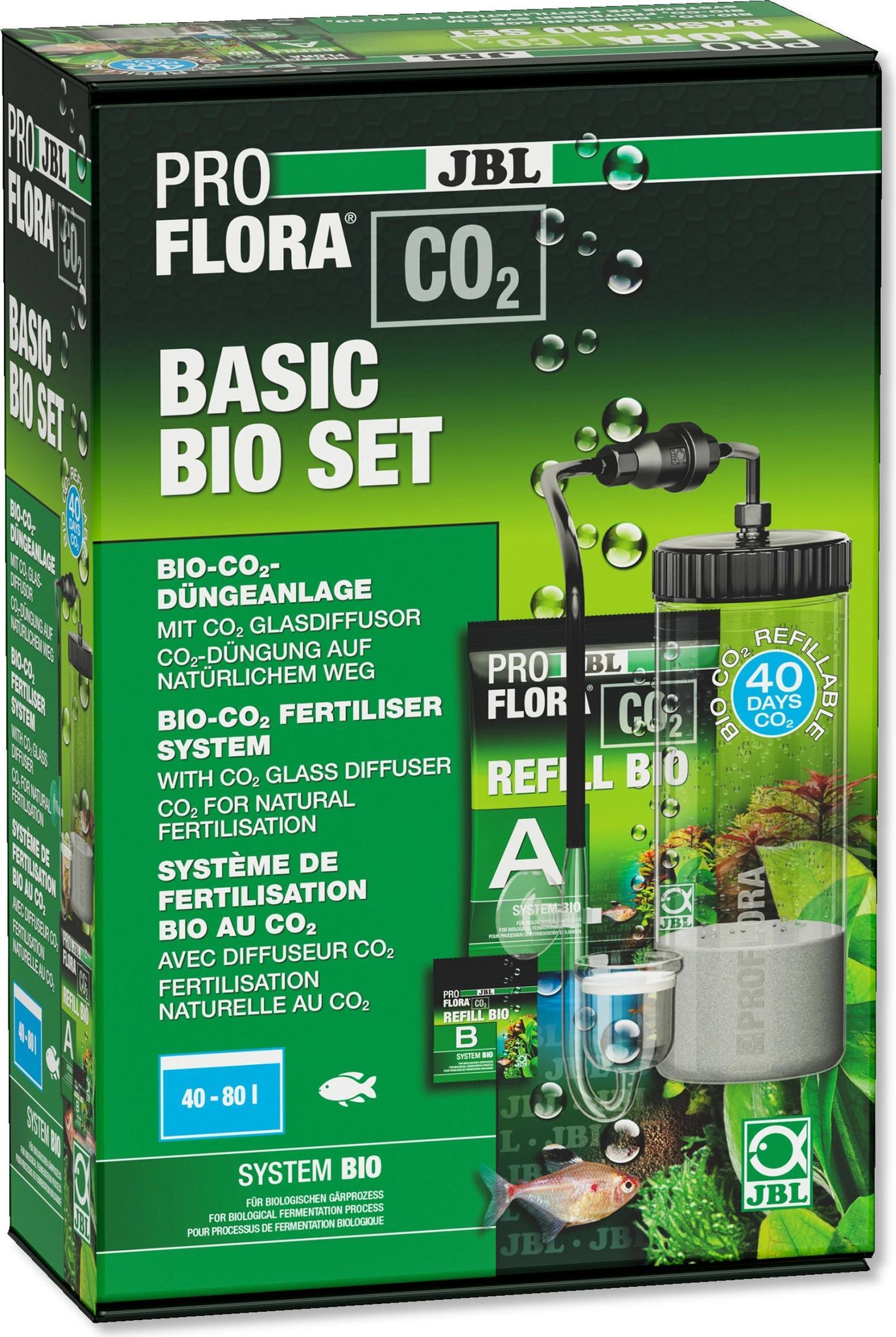 Jbl Schwarz Pflanzendünger Für Aquarium Proflora Co2 Basic Bio - Image 3