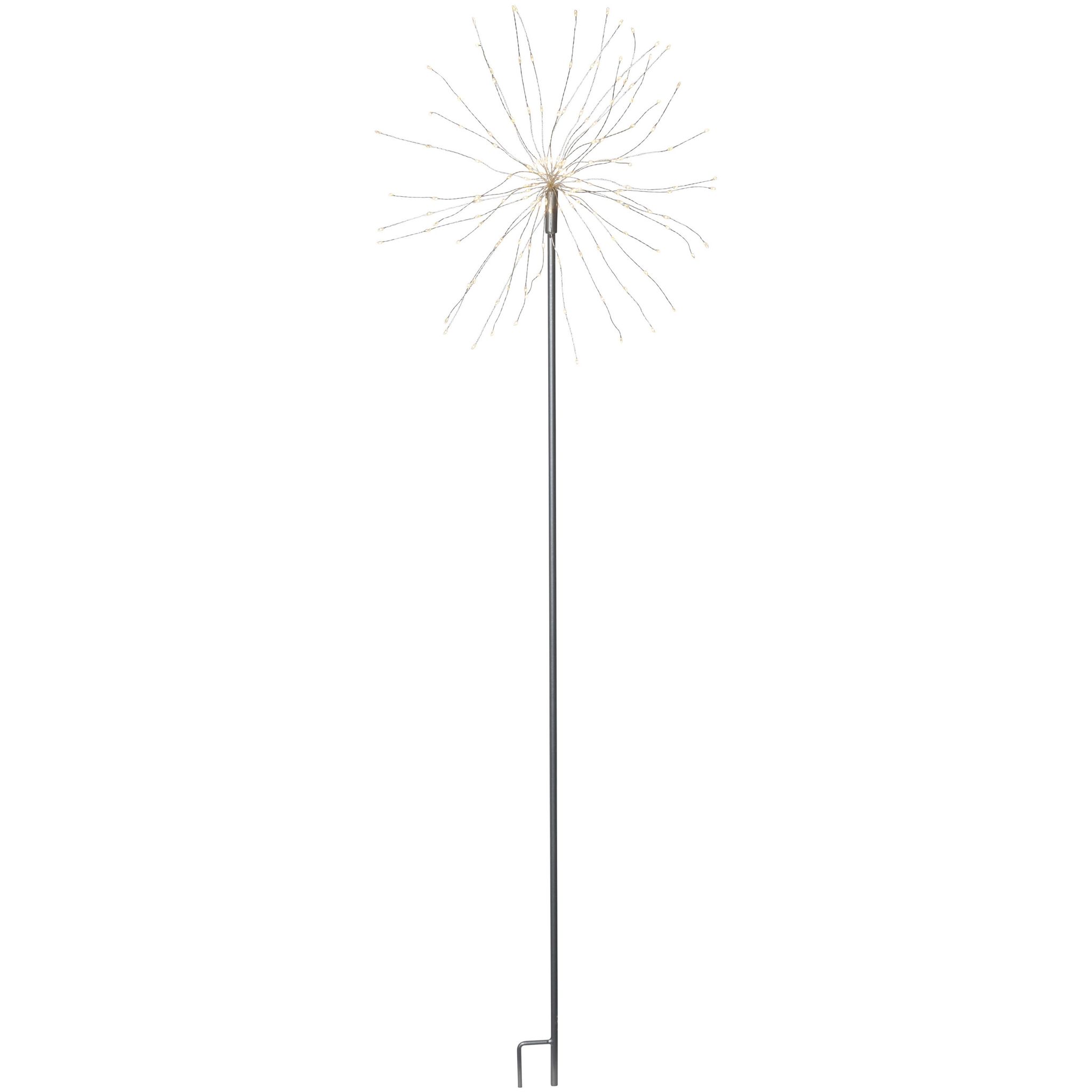 Startrading Silber Led Dekostab Feuerwerk - H: 110Cm - 160 Kleine Daylight Led - Inkl. Trafo - Outdoor - Image 2