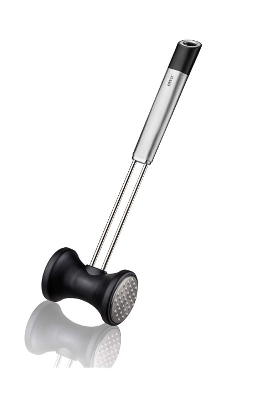 Gefu Hellgrau Fleischklopfer "Primeline", Silber, Ø:5cm, Edelstahl, Kunststoff, Fleischklopfer, Ergonomischer Griff Für Bequeme Handhabung - Image 8