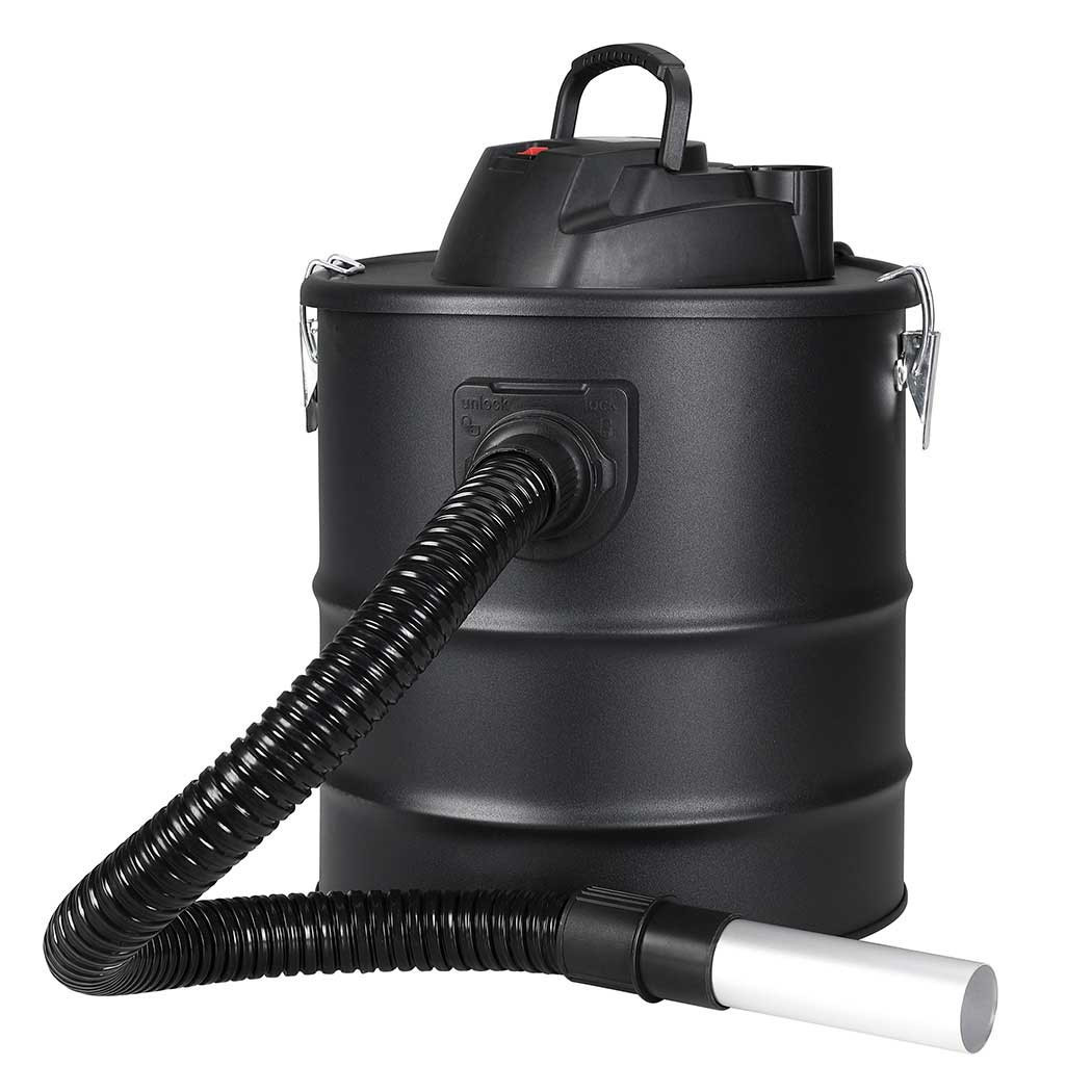 Trade Shop Traesio - Bidone Aspiracenere Elettrico 1000w Aspirapolvere Aspira Cenere Stufa Pellet 18l -