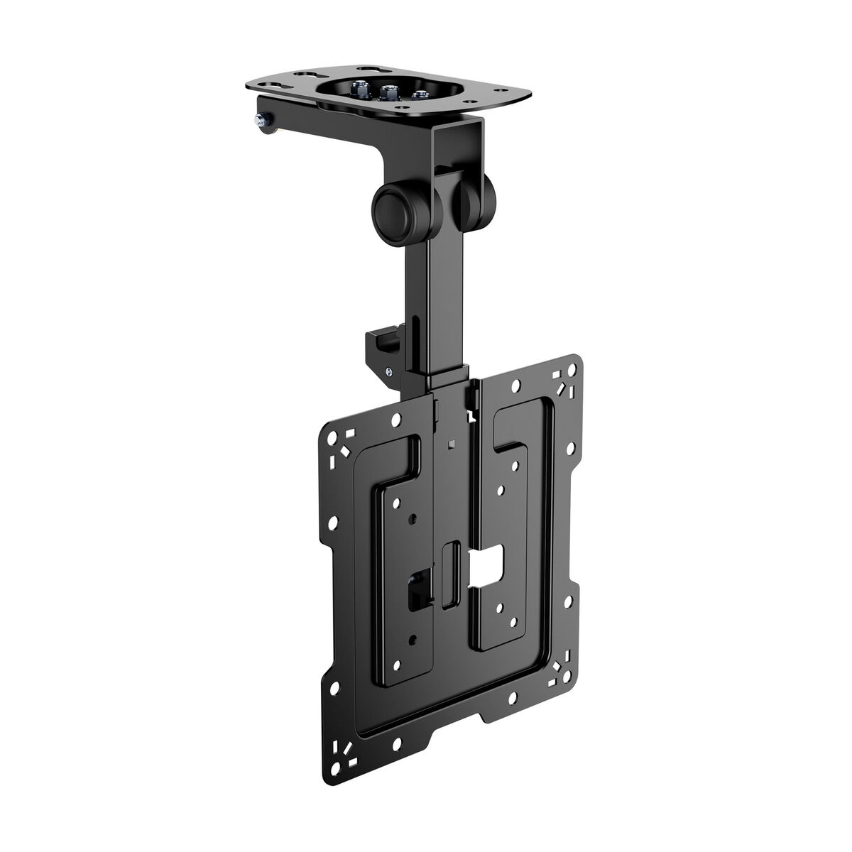 Aisens - Soporte de techo CT43S-187 para monitor/TV 19-43 pulgadas, plegable, carga hasta 20kg, acero resistente, negro