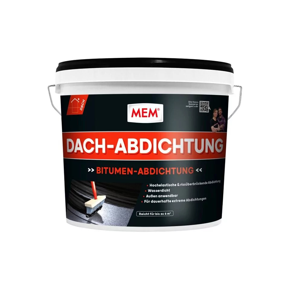 Mem Bitumen Dach-abdichtung, 12 Ltr