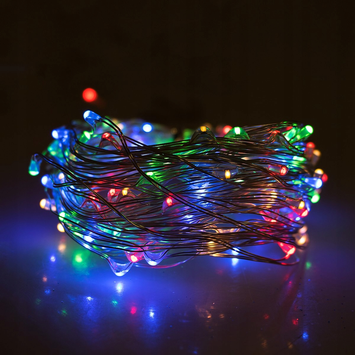 Springos Drahtlichter 20 Led Batteriebetrieben Multicolor Mikro