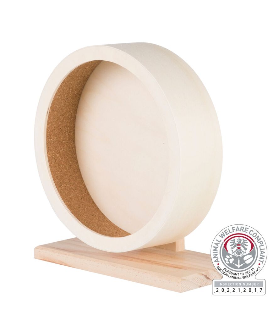 Trixie Beige Hamster-Übungsrad Aus Holz/Kork - Image 7
