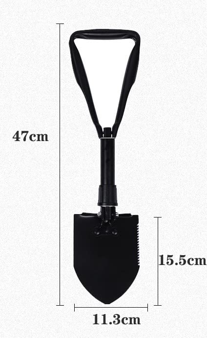 Pala Pieghevole Multifunzione Grande Da 47 Cm Con Borsa Portaoggetti,  OEM