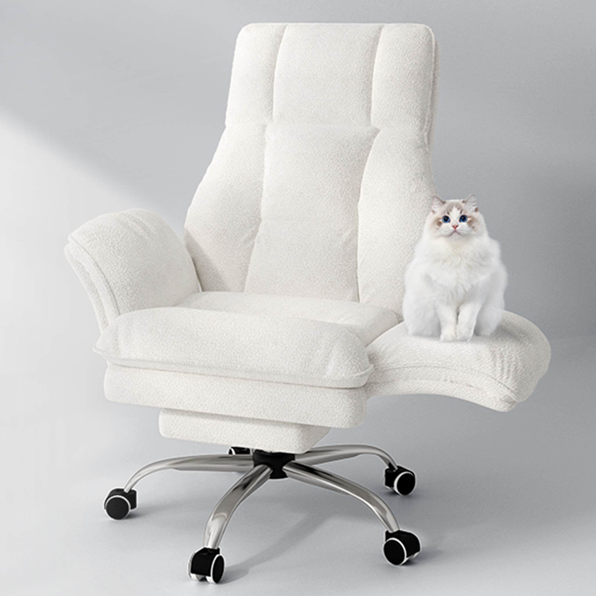 Chaise De Bureau Ergonomique - Chaise Gaming Avec Repose-pieds