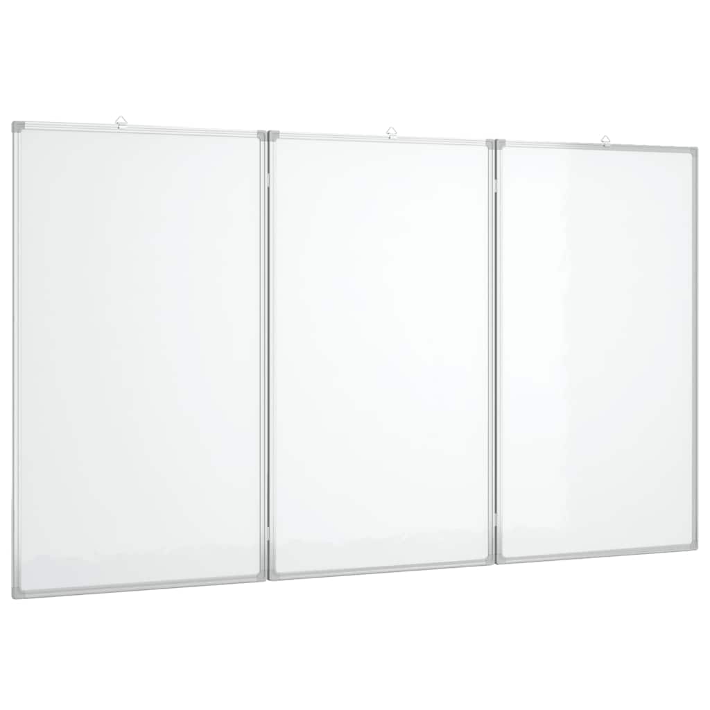 vidaXL Tableau blanc magnétique pliable 150x80x1,7 cm aluminium4005360