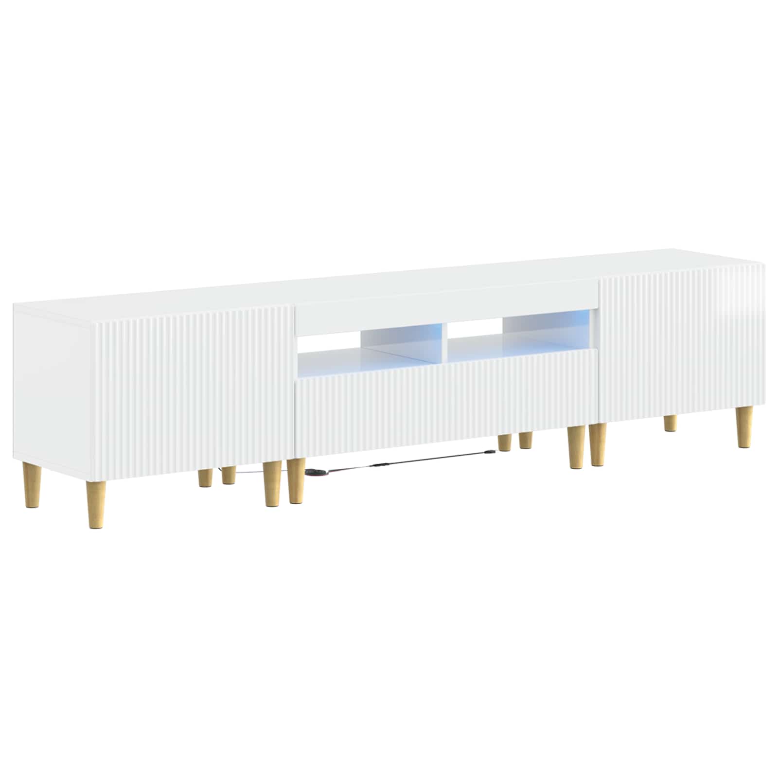 Vidaxl Weiss Tv Möbel, Tv-Schrank (35 X 179 X 43 Cm) - Image 2