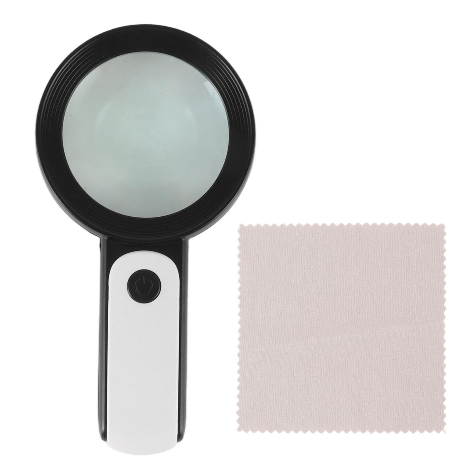 Loupe à main 30x avec 18 LED et 3 modes d'éclairage, noir et blanc