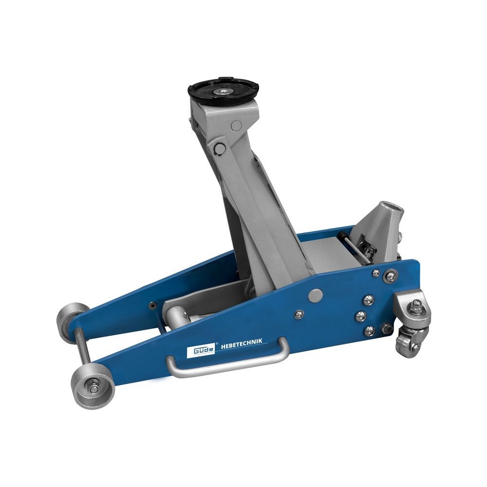 Güde Blau - Wagenheber Grh 2,5/460 Al 2,5T Flach Alu-Stahl Tüv Doppelkolben