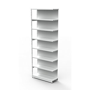 kerkmann Anbau-Regal Progress 500, 8 Böden, (H)2.600 mm