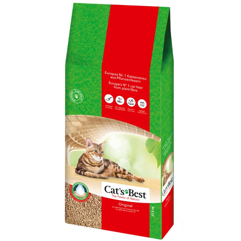 Cat's Best Original 40L Katzenstreu Holz Klumpend und Gerüche Absorbierend - Image 6